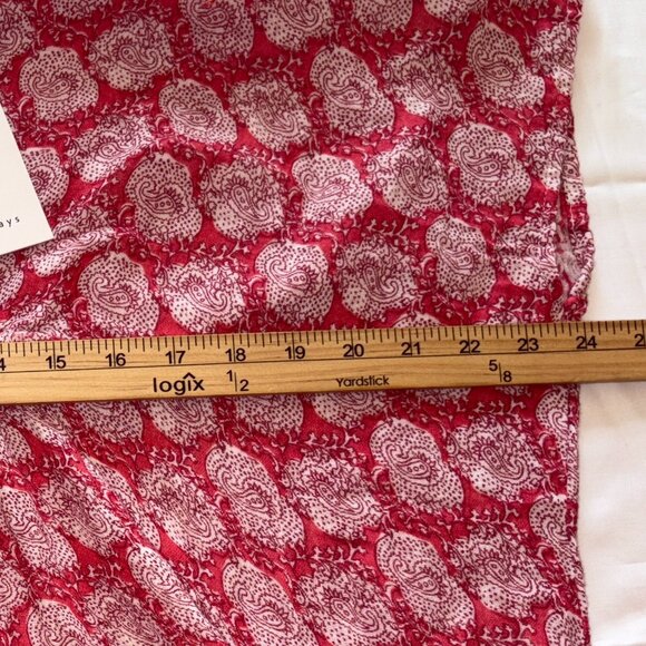 NEW NWT We are Sundays Red Tunic Coverup Dress Stretch 100% Cotton size 0 - Picture 7 of 12